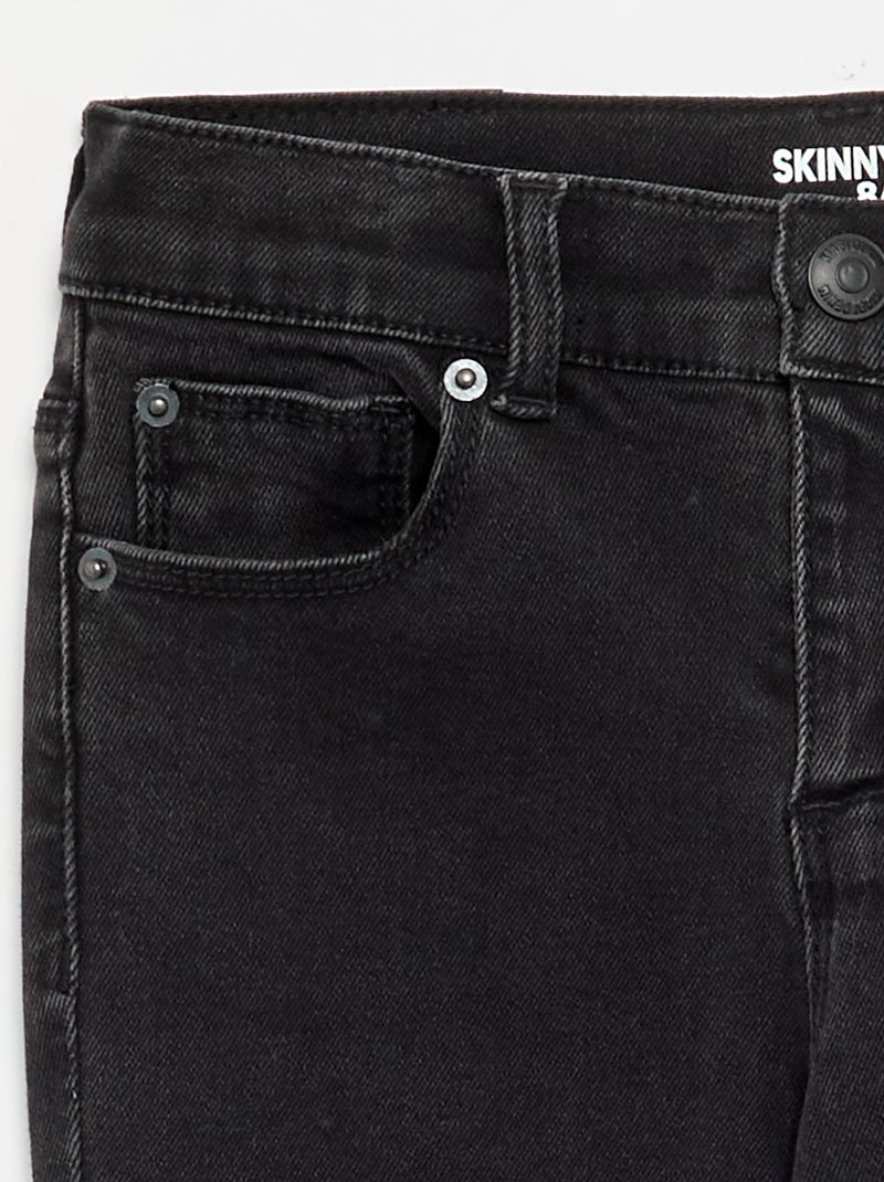 vaquero skinny 5 bolsillos Negro - Kiabi