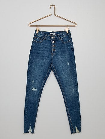 Rebajas ropa juvenil online | vaqueros skinny Niña 10-18 años | talla 34 |  Kiabi