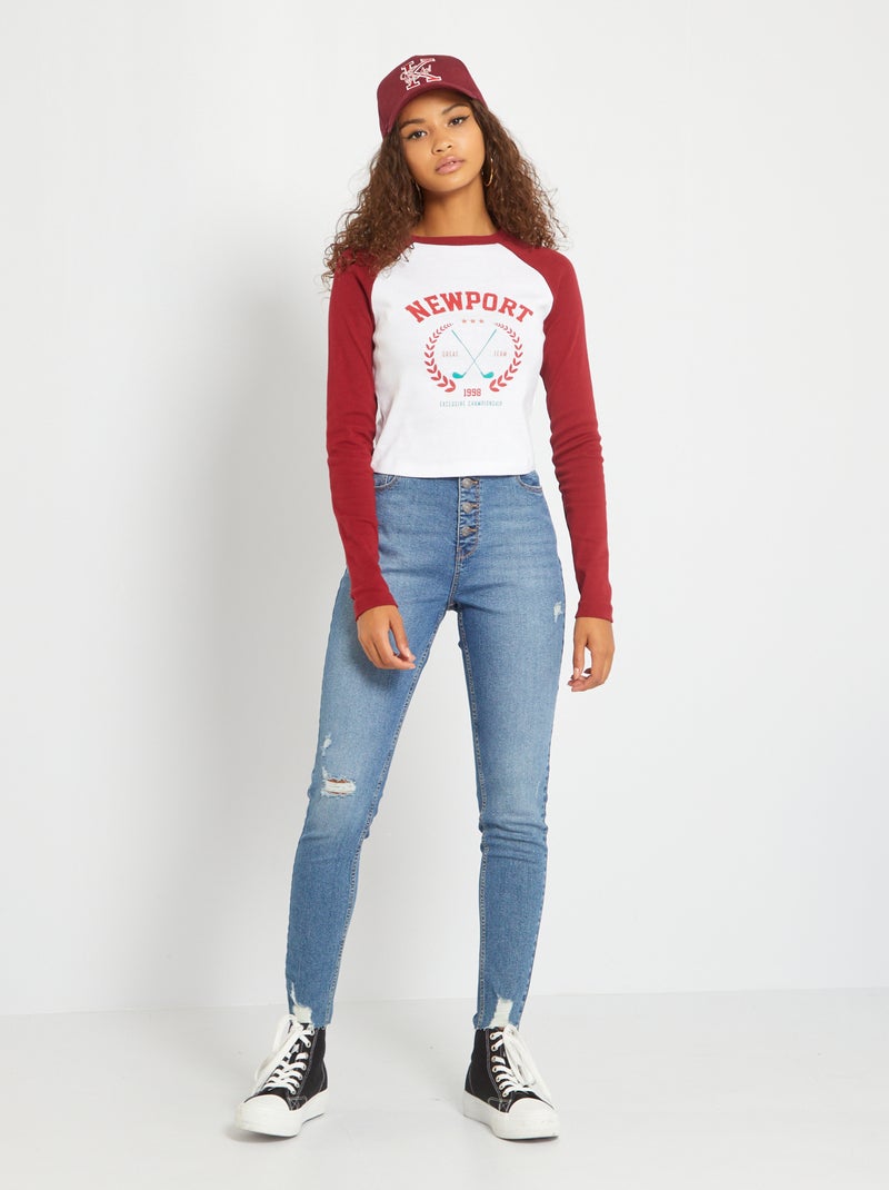 Vaquero skinny AZUL - Kiabi