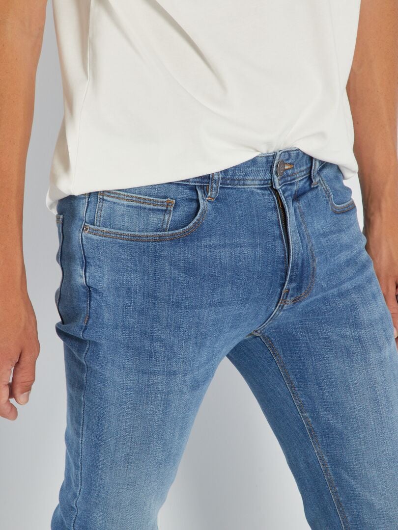 Vaquero skinny con 5 bolsillos - L32 AZUL - Kiabi