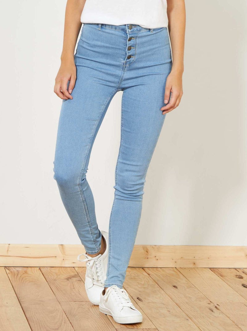Vaquero skinny con efecto moldeador AZUL - Kiabi