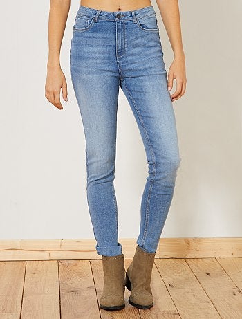 Vaquero skinny con talle superalto  - Largo US32 - Kiabi