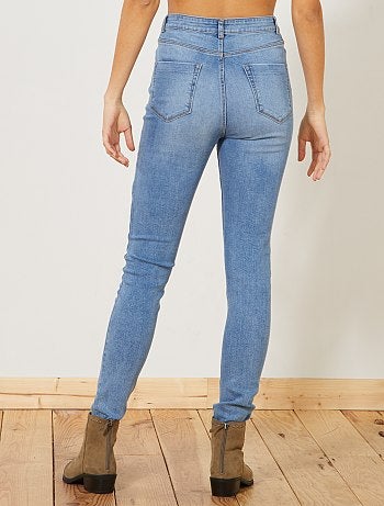 Vaquero skinny con talle superalto  - Largo US32 - Kiabi