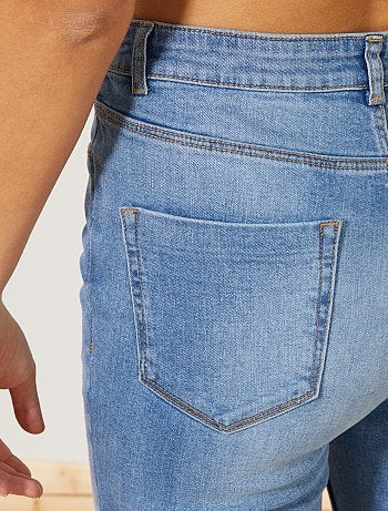 Vaquero skinny con talle superalto  - Largo US32 - Kiabi