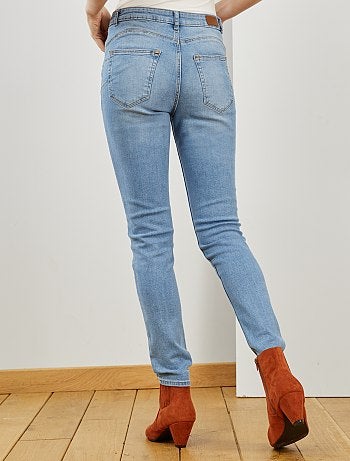 Vaquero skinny de talle muy alto - Largo US30 - Kiabi