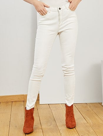 Vaquero skinny de talle muy alto - Largo US30 - Kiabi