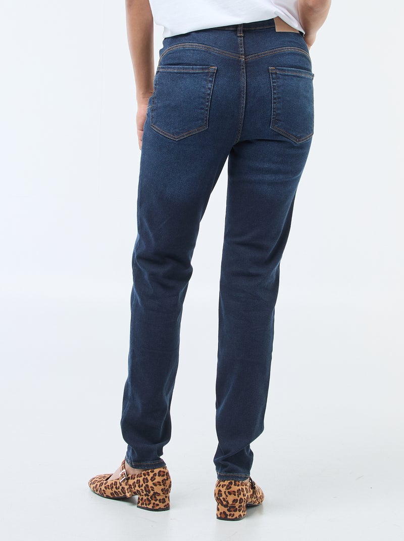 Vaquero skinny de tiro alto - L30 Azul - Kiabi