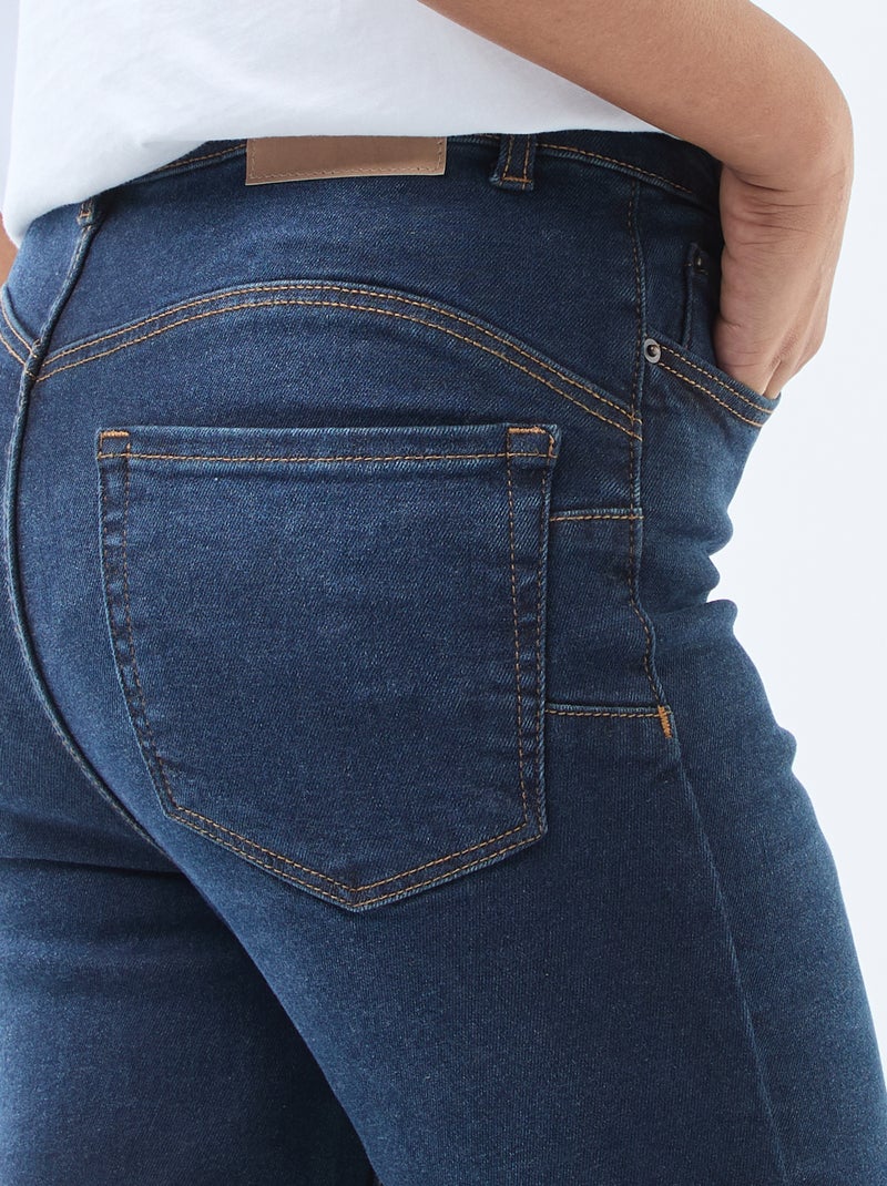 Vaquero skinny de tiro alto - L30 Azul - Kiabi
