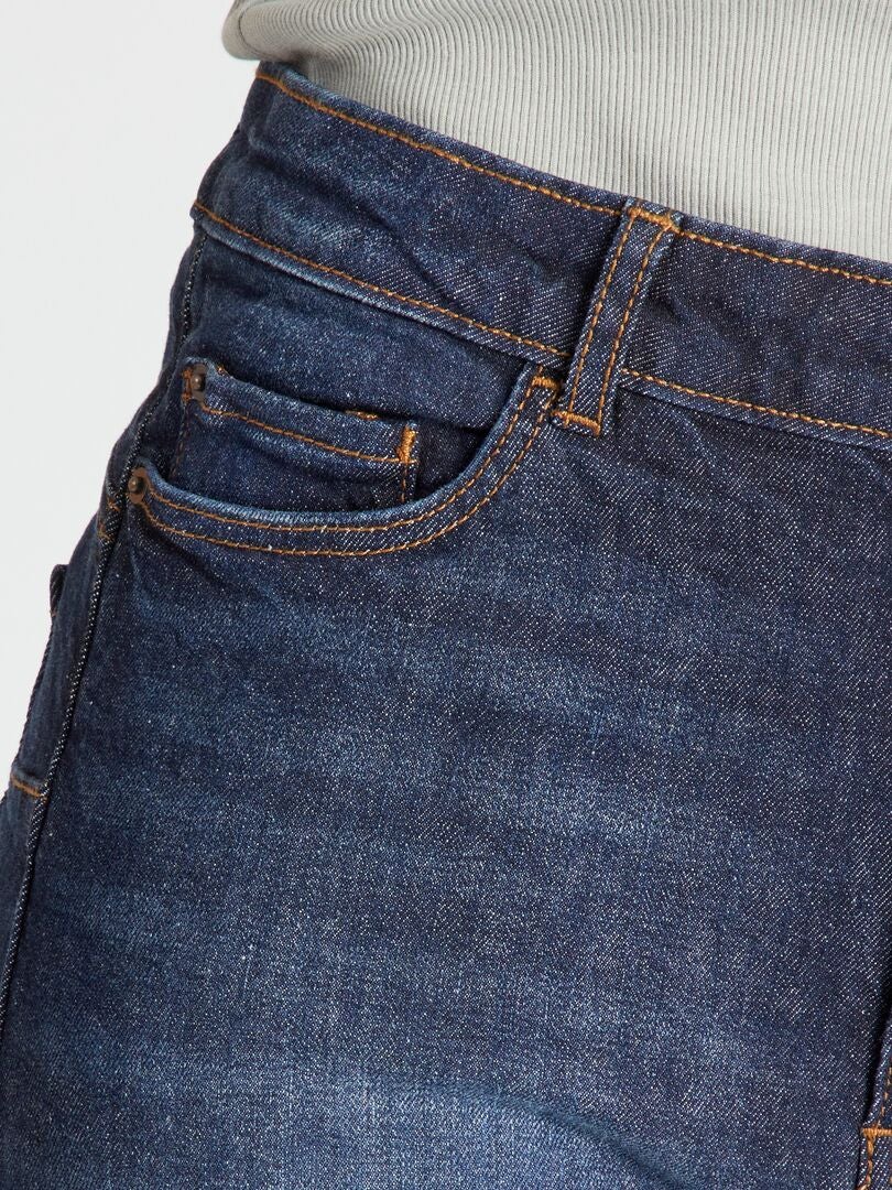Vaquero skinny de tiro alto - L32 AZUL - Kiabi