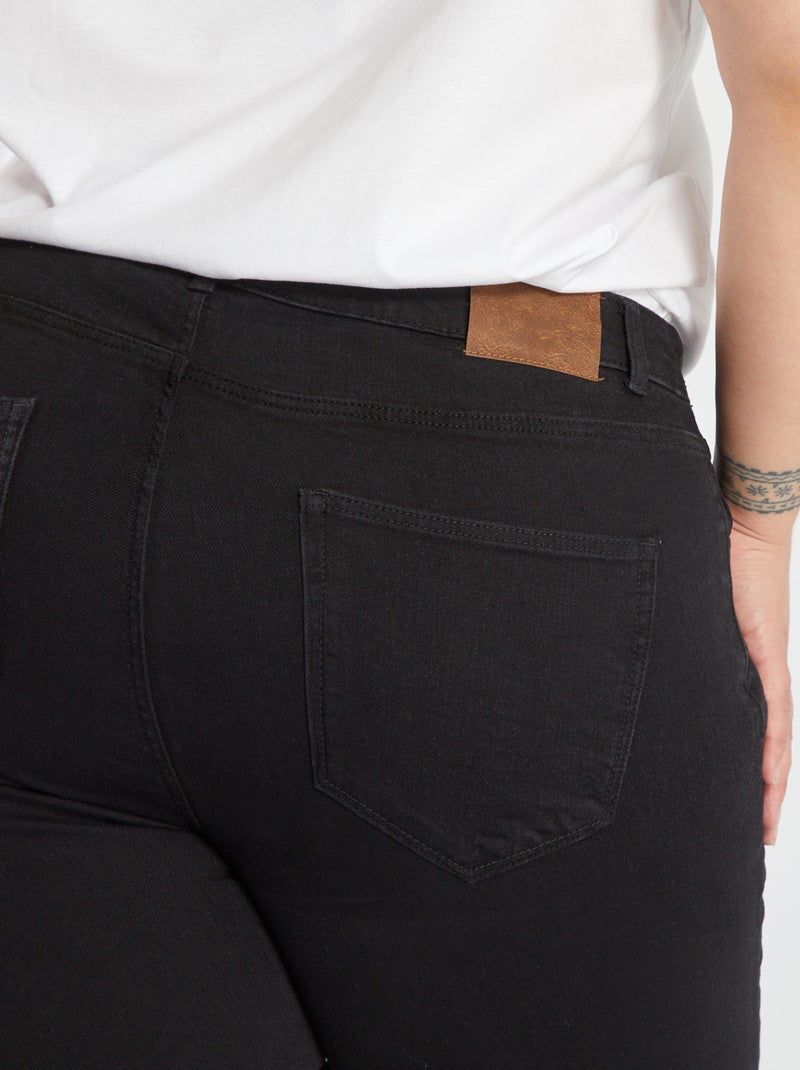 Vaquero skinny de tiro alto - L32 NEGRO - Kiabi