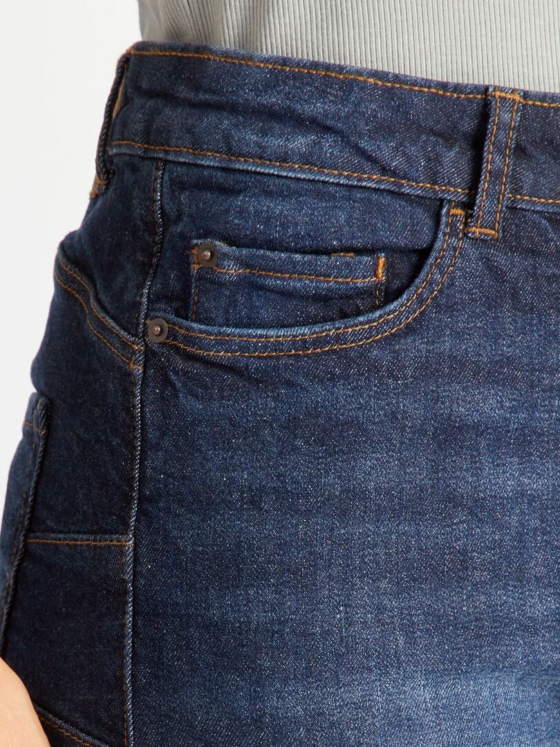 Vaquero skinny de tiro alto - L34 ENJUAGUE1 - Kiabi