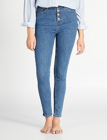 Vaquero skinny de tiro alto
