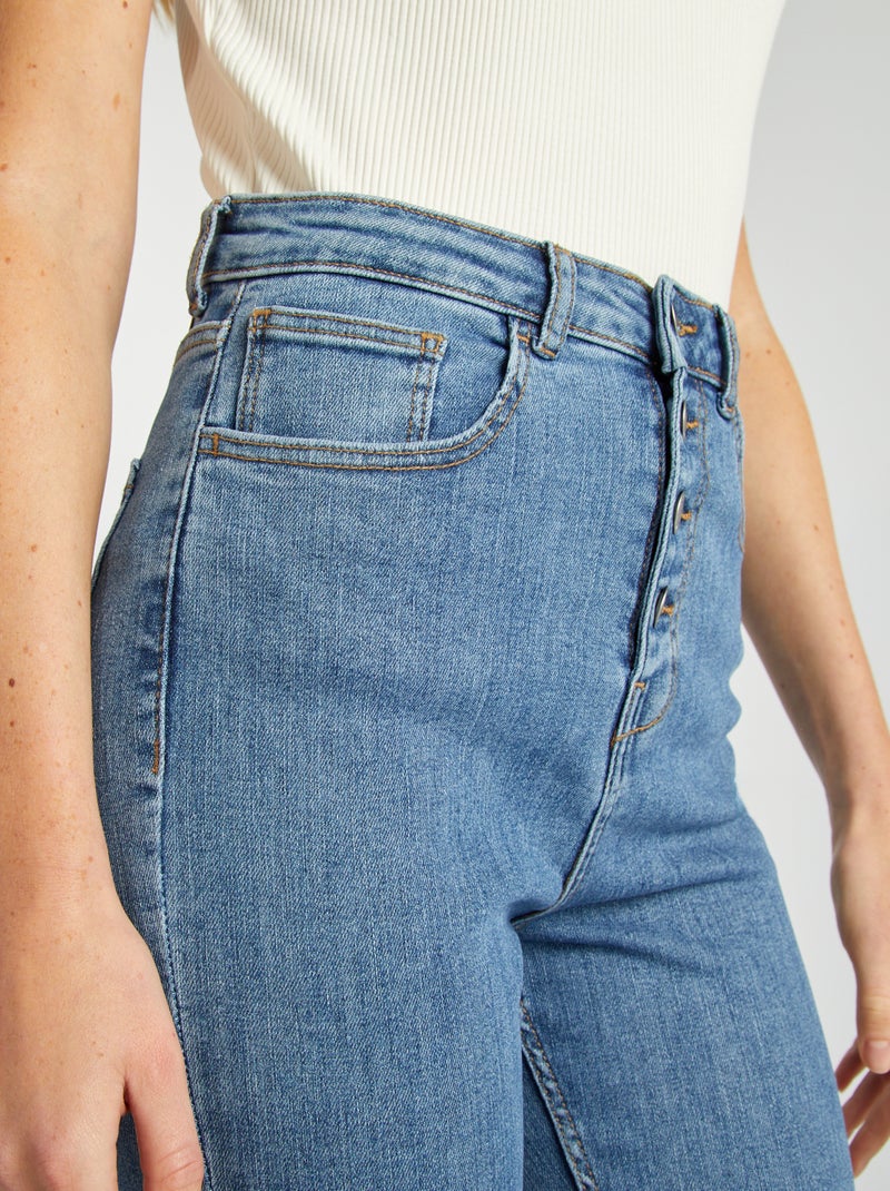 Vaquero skinny de tiro alto AZUL - Kiabi