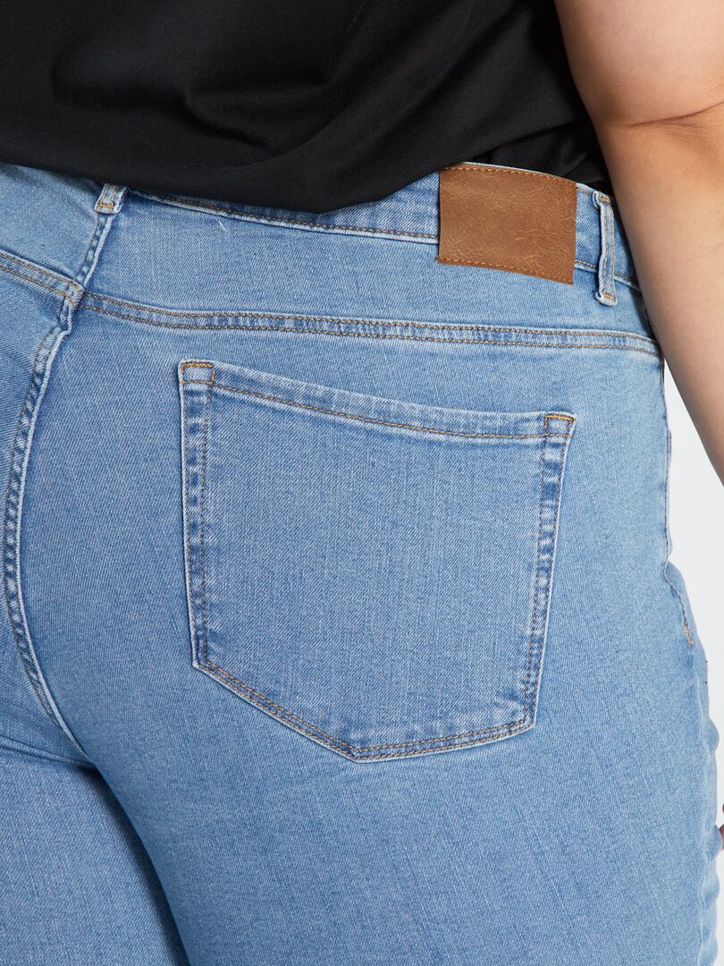 Vaquero skinny de tiro alto Azul - Kiabi