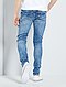     Vaquero skinny descolorido vista 4
