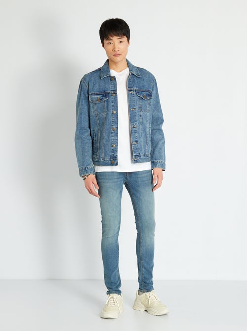 Vaquero skinny elástico - 5 bolsillos - Kiabi