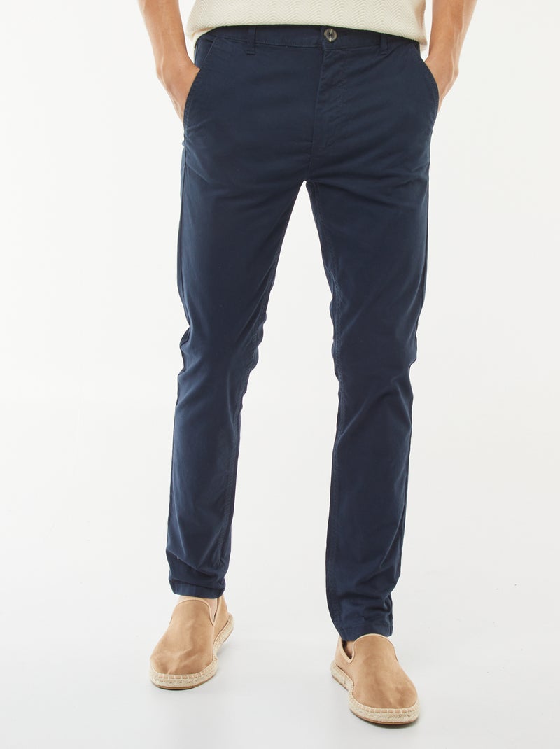 Vaquero skinny elástico - L32 azul - Kiabi