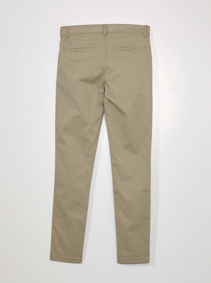 Vaquero skinny elástico - L32 BEIGE - Kiabi