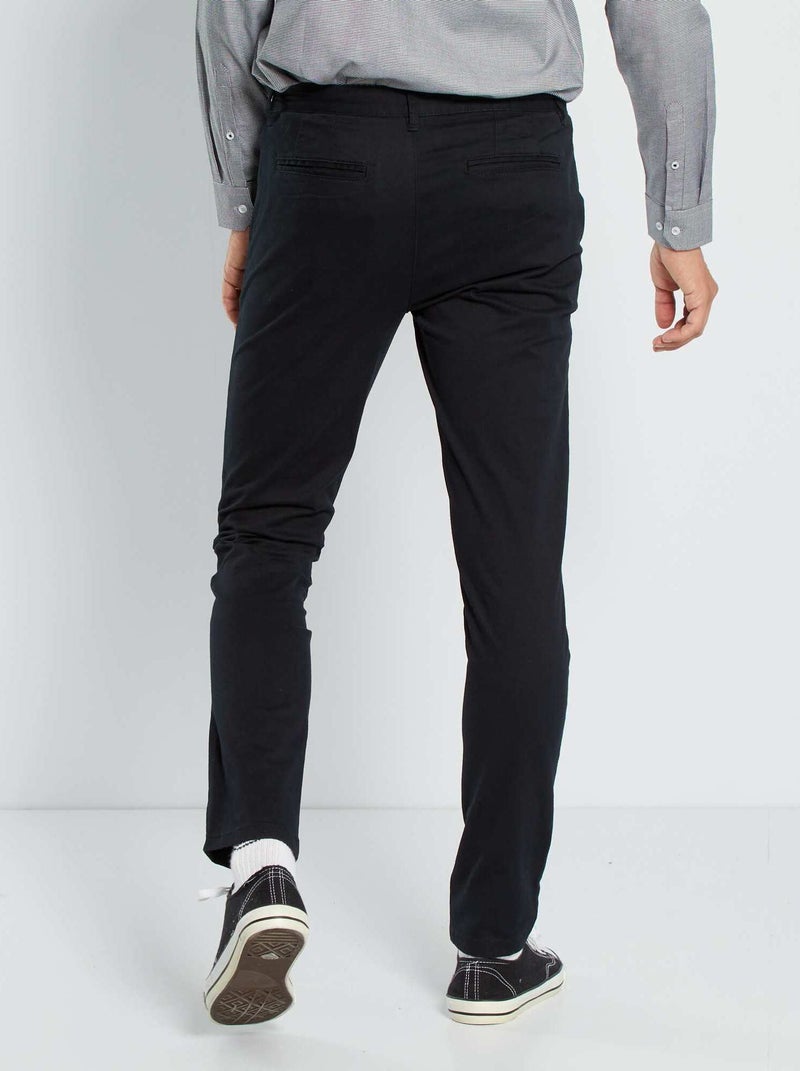 Vaquero skinny elástico - L32 negro - Kiabi