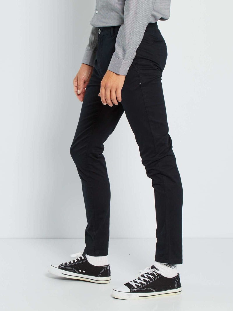 Vaquero skinny elástico - L32 negro - Kiabi