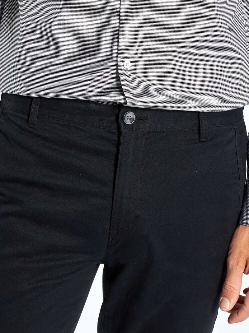 Vaquero skinny elástico - L32 negro - Kiabi