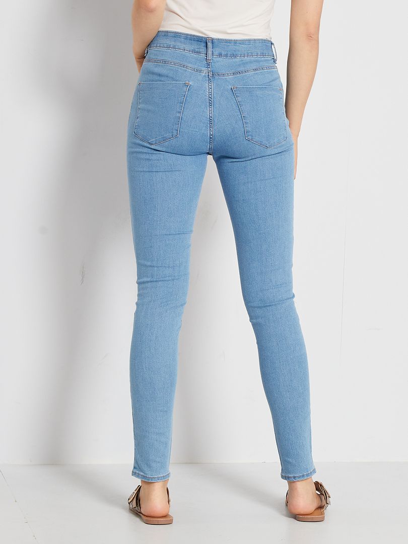Vaquero skinny elástico doble stone - Kiabi