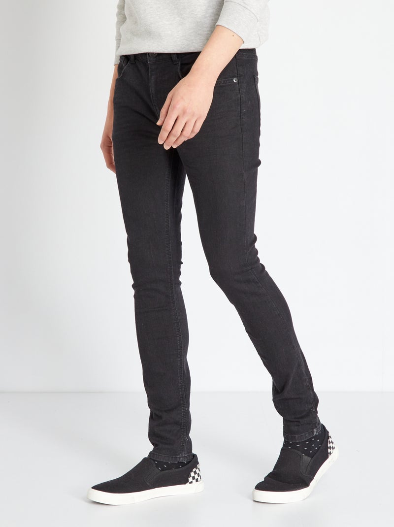 Vaquero skinny elástico L30 NEGRO - Kiabi