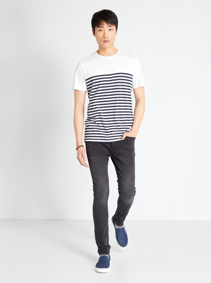 Vaquero skinny elástico L30 NEGRO - Kiabi