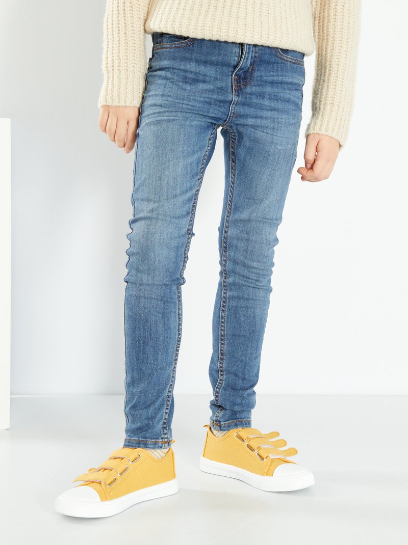 Vaquero skinny elástico resistente AZUL - Kiabi