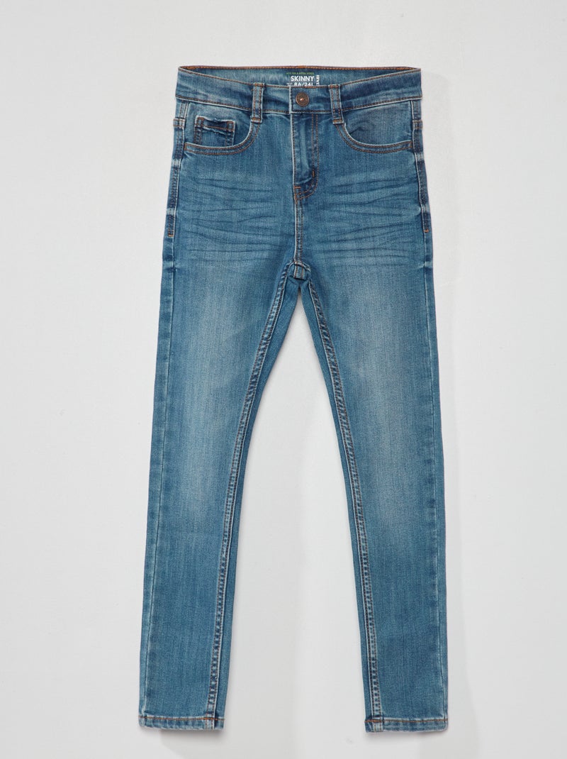 Vaquero skinny elástico resistente AZUL - Kiabi