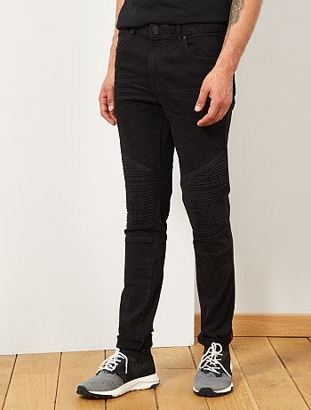 Vaquero skinny estilo motero - Kiabi