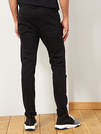 Vaquero skinny estilo motero - Kiabi