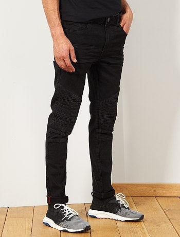 Vaquero skinny estilo motero - Kiabi