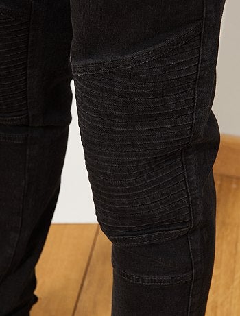 Vaquero skinny estilo motero - Kiabi