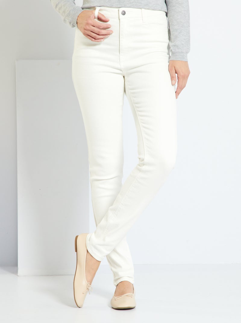 Vaquero skinny fit - L28 BLANCO - Kiabi