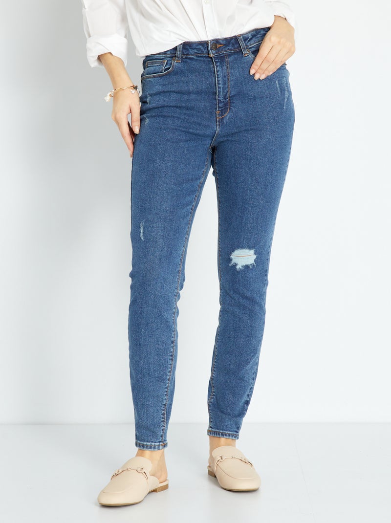 Vaquero skinny fit/corte muy entallado AZUL - Kiabi