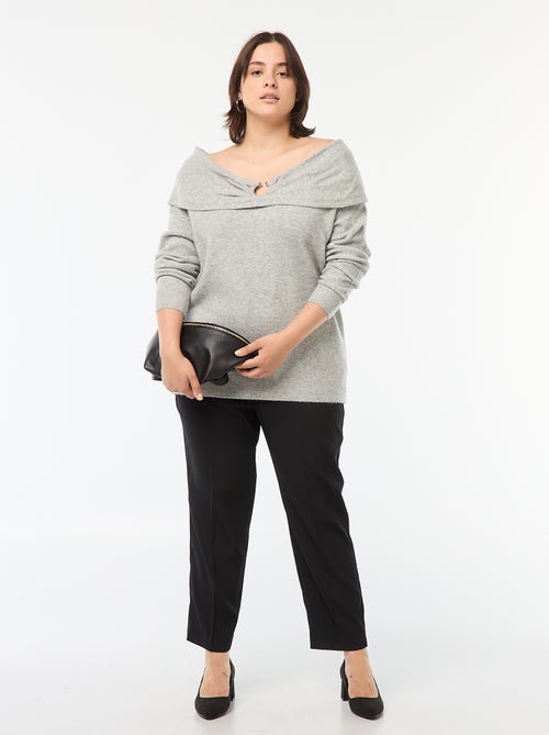 Vaquero skinny fit/corte muy entallado con cintura elástica - Kiabi