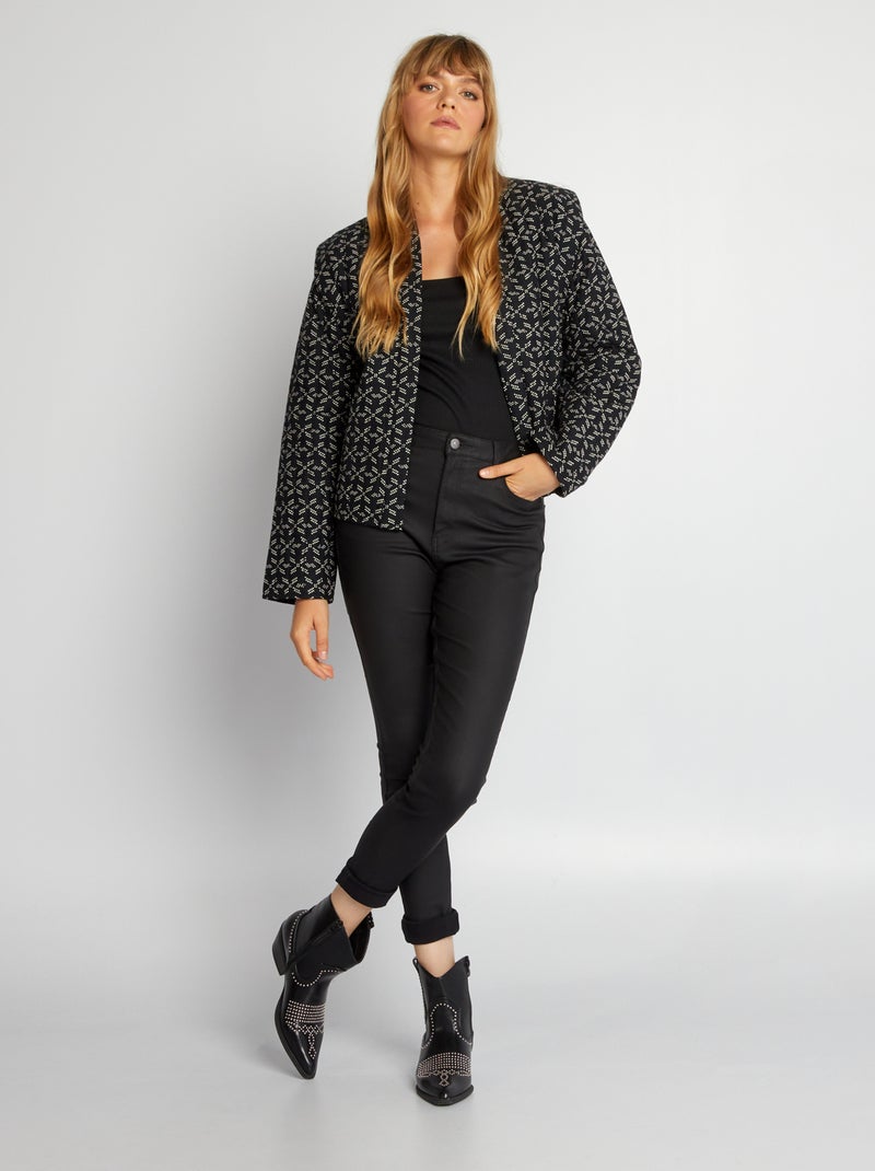 Vaquero skinny fit/corte muy entallado negro - Kiabi