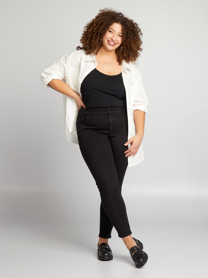 Vaquero skinny L28 NEGRO - Kiabi
