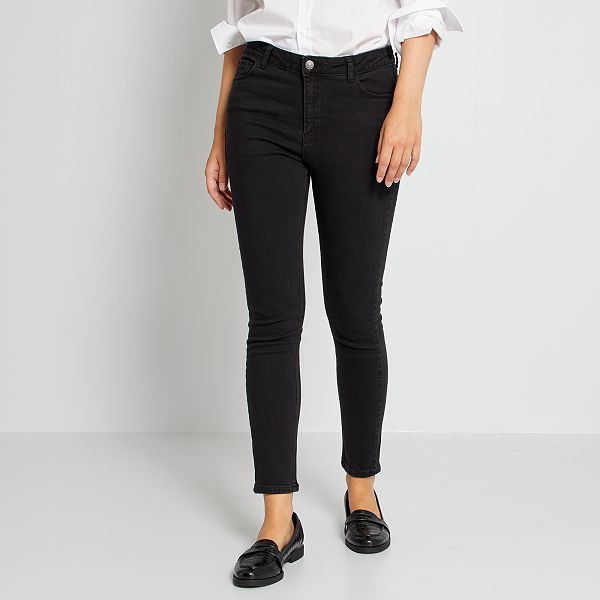 Vaquero skinny L34 eco-concepción Tallas grandes mujer - NEGRO - Kiabi -  15,00€