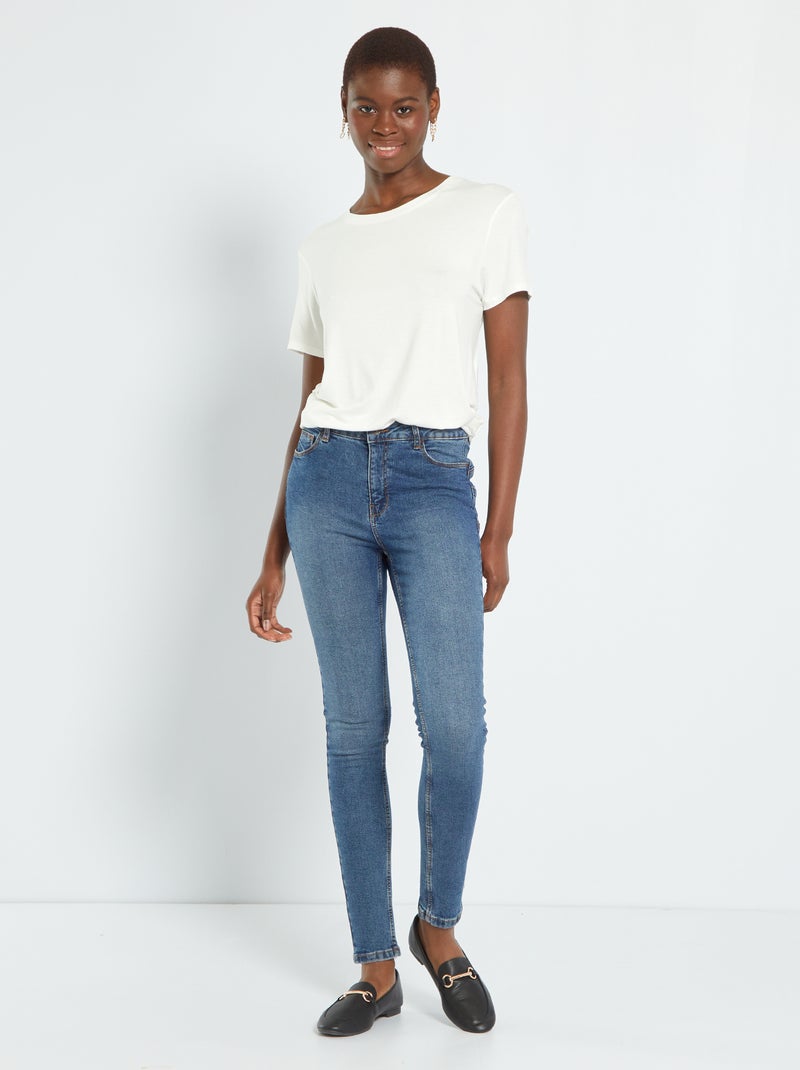Vaquero skinny largo US30 AZUL - Kiabi