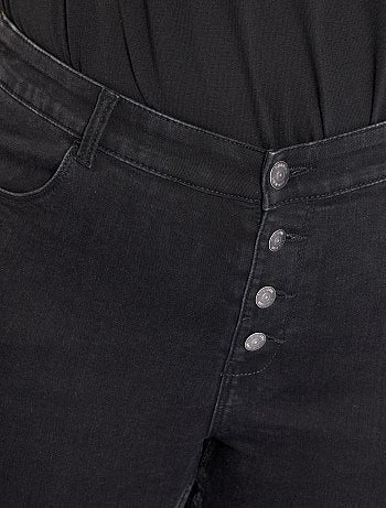 Mujer Vaqueros Mom elásticos Denim negro | Vaqueros Pieces ⋆ Asyakadindogum