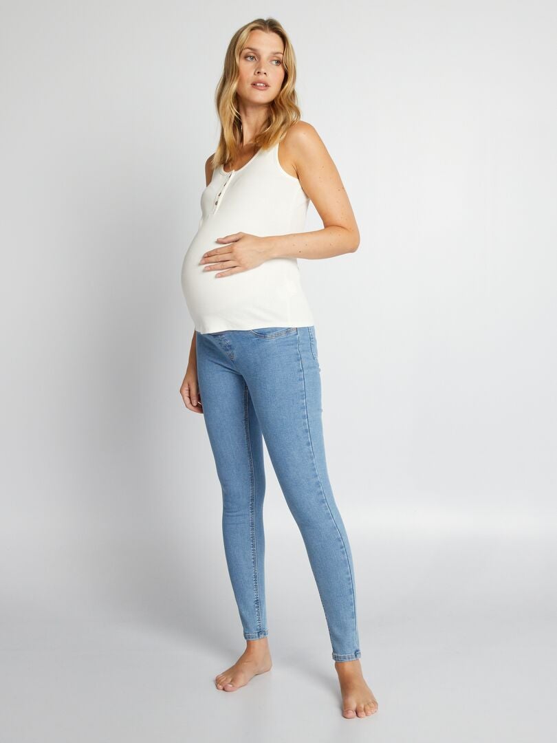 Vaquero skinny premamá superelástico Azul - Kiabi