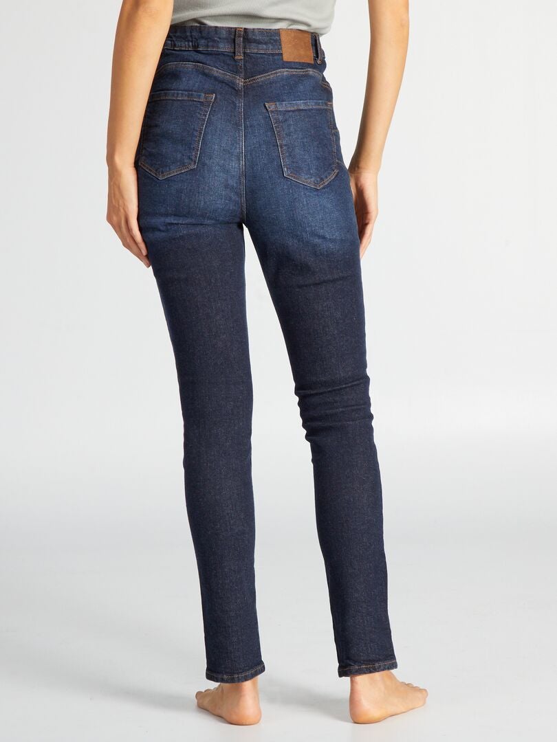 Vaquero skinny push-up - L28 AZUL OSCURO - Kiabi