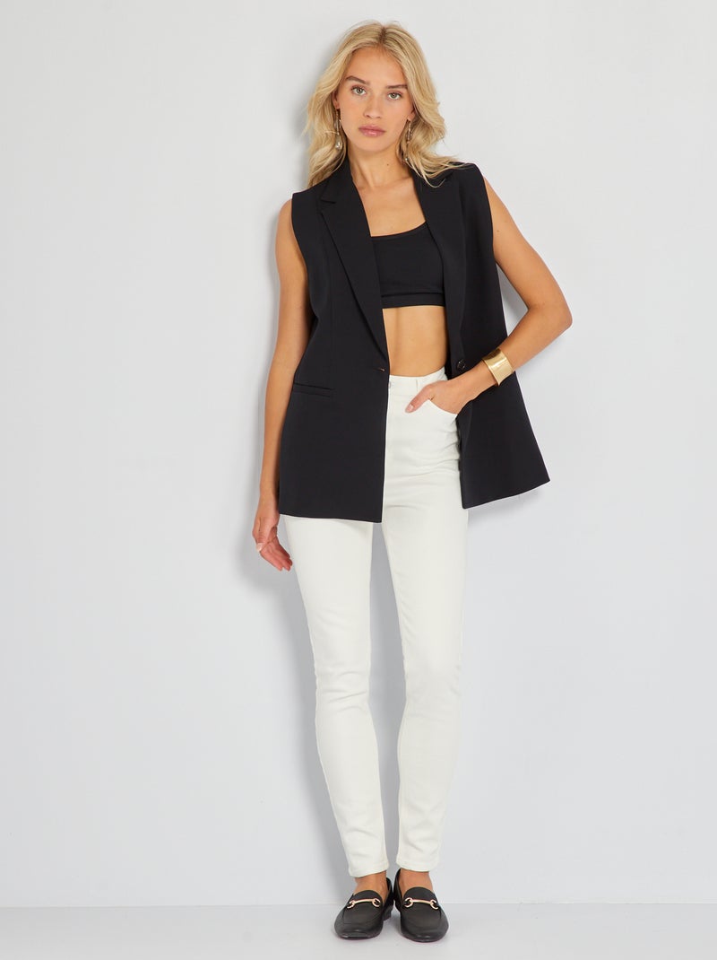 Vaquero skinny push-up - L28 BLANCO - Kiabi