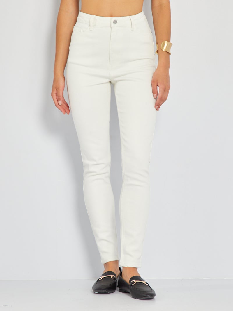 Vaquero skinny push-up - L32 BLANCO - Kiabi