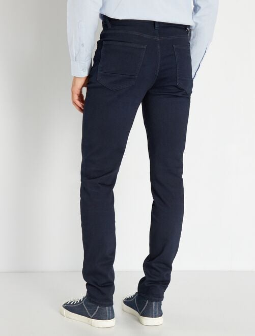 Pantalones Cargo KAM Vaquero Para Hombre - Algodón Negro Grueso, Corte Relajado Y Muy Resistentes
