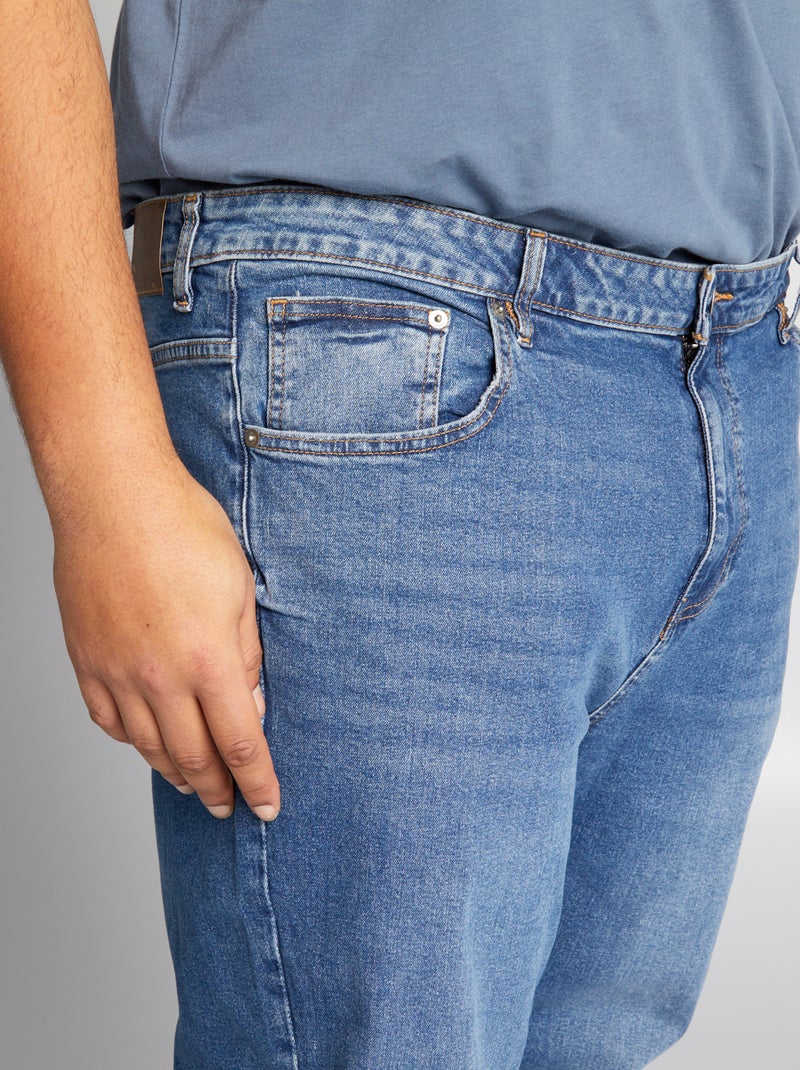 Vaquero slim con 5 bolsillos - L30 AZUL - Kiabi