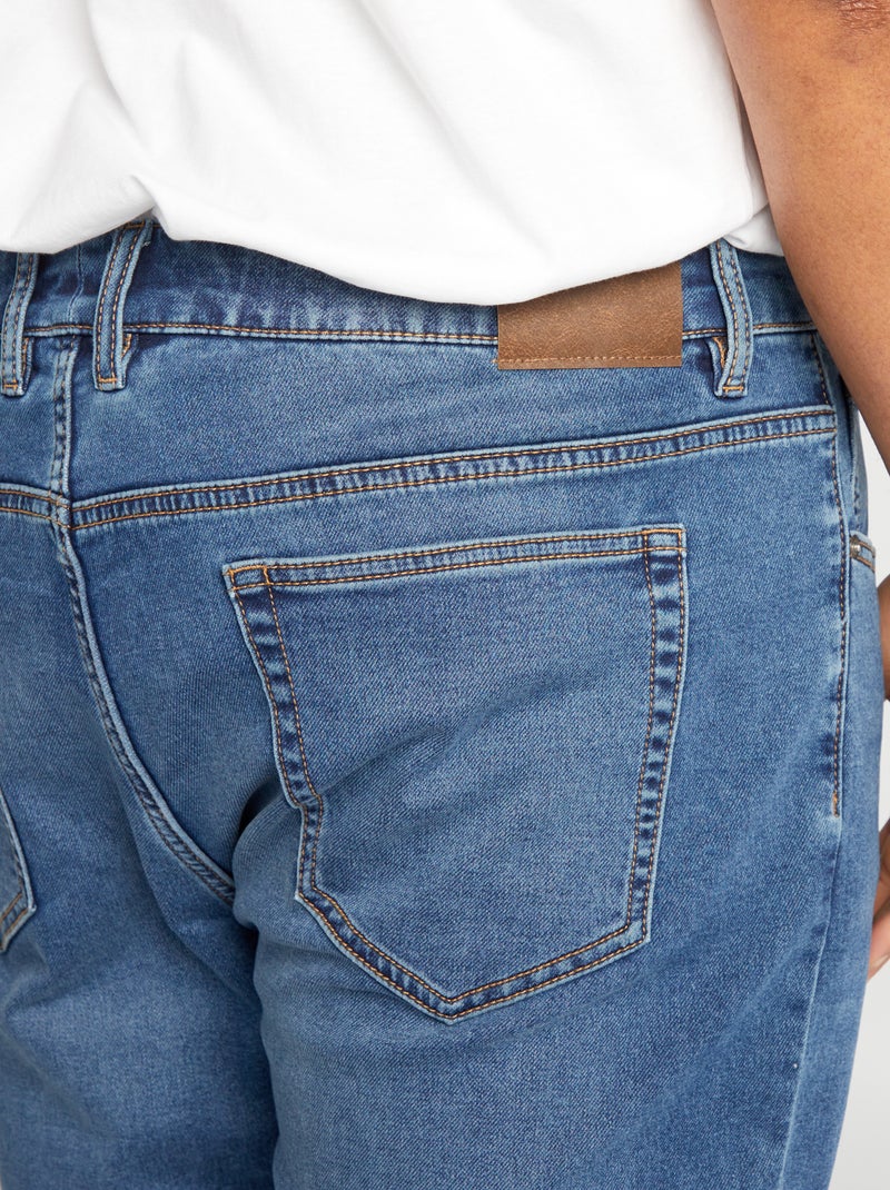 Vaquero slim con 5 bolsillos - L30 AZUL - Kiabi