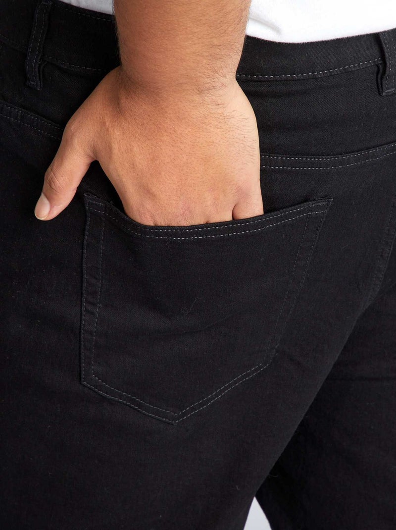 Vaquero slim con 5 bolsillos - L30 NEGRO - Kiabi